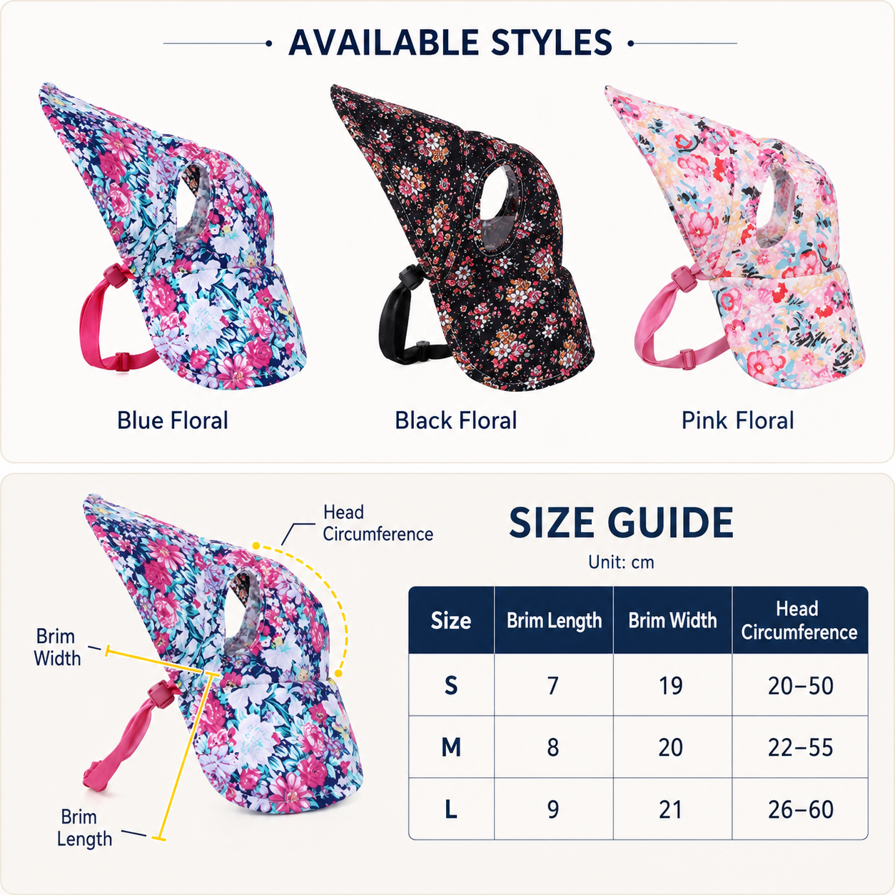 Adjustable Outdoor Dog Hat