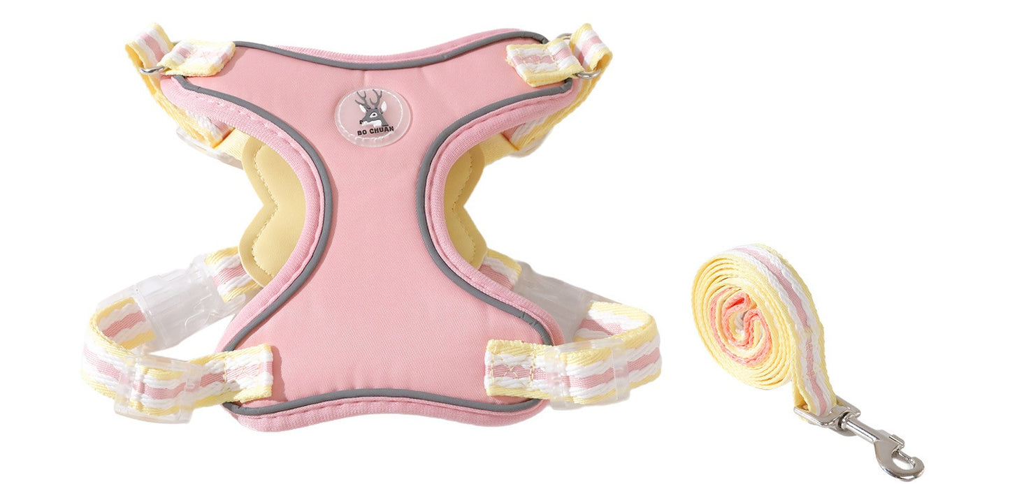 Reflective Mesh Harness & Leash Set