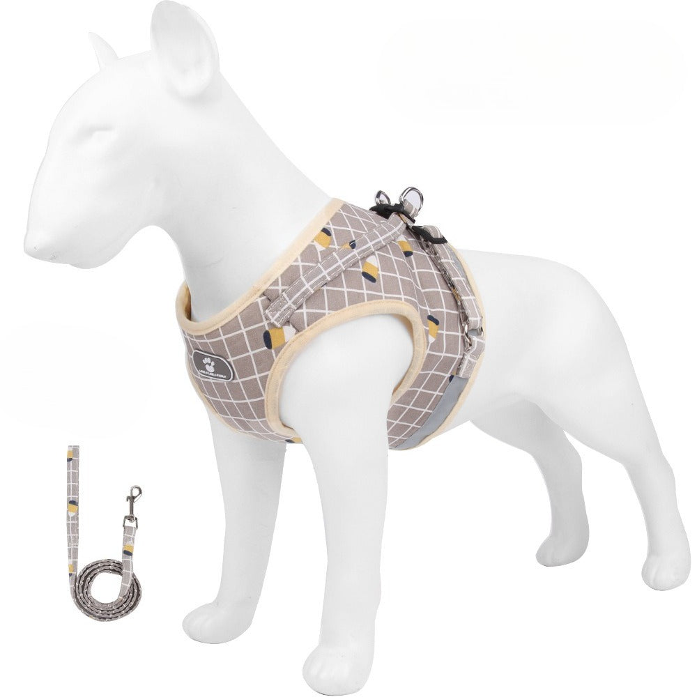 Reflective Mesh Harness & Leash Set