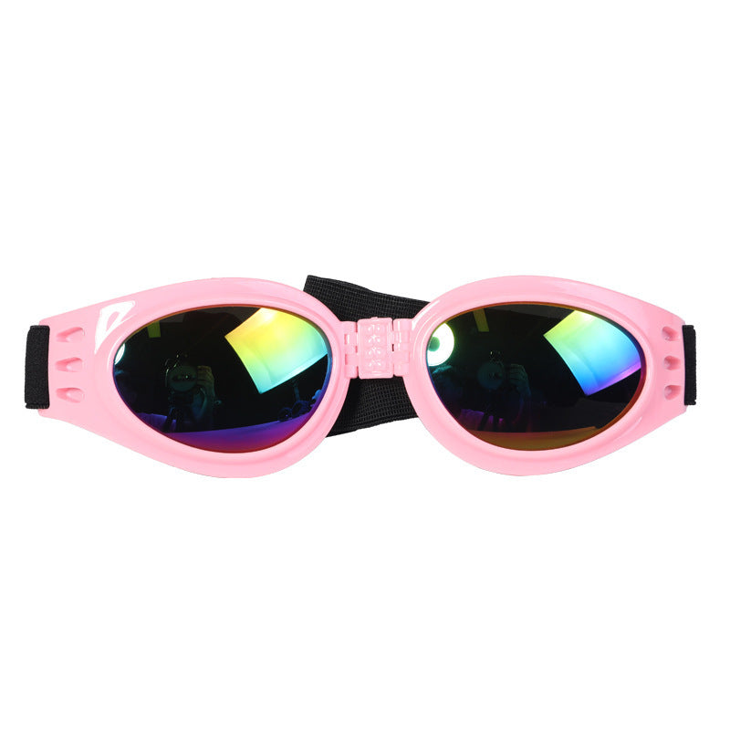 Foldable UV Protection Dog Sunglasses – Black