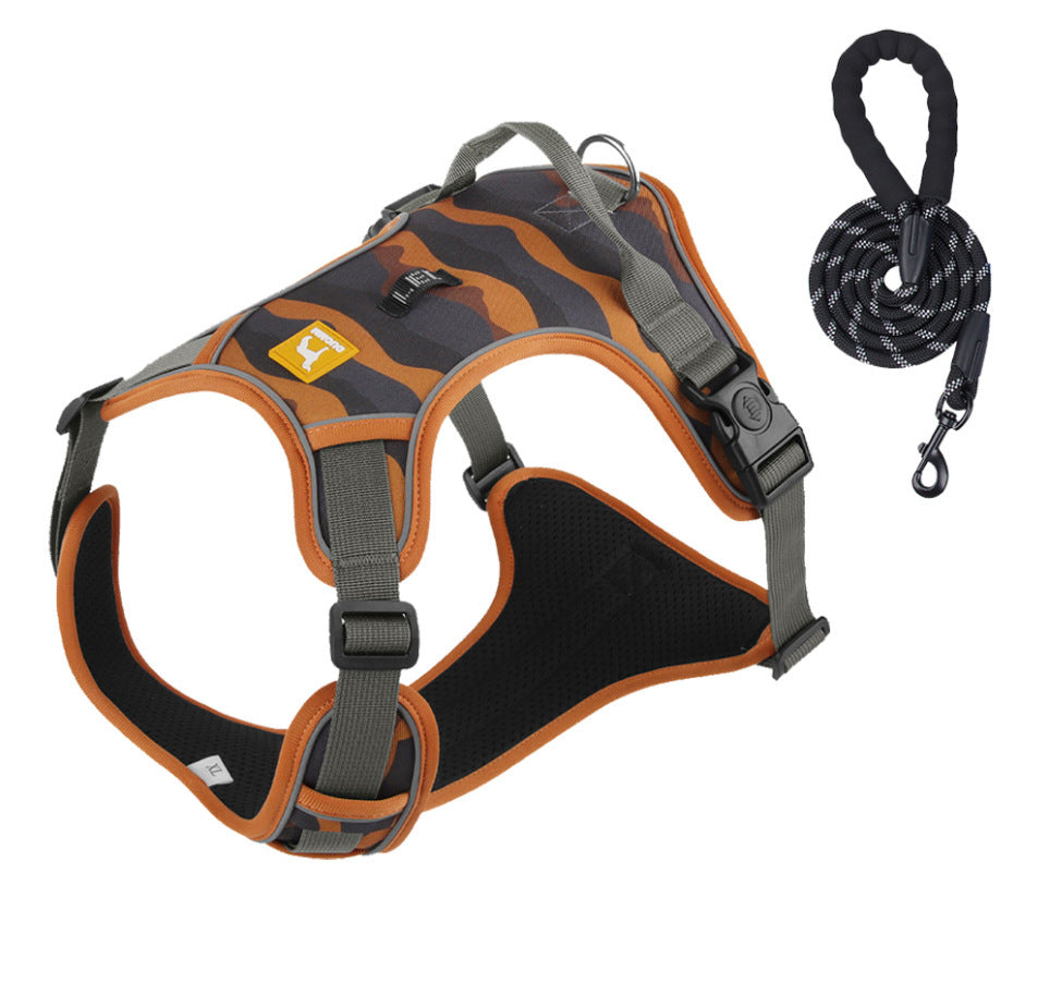 Camouflage Harness & Leash Set