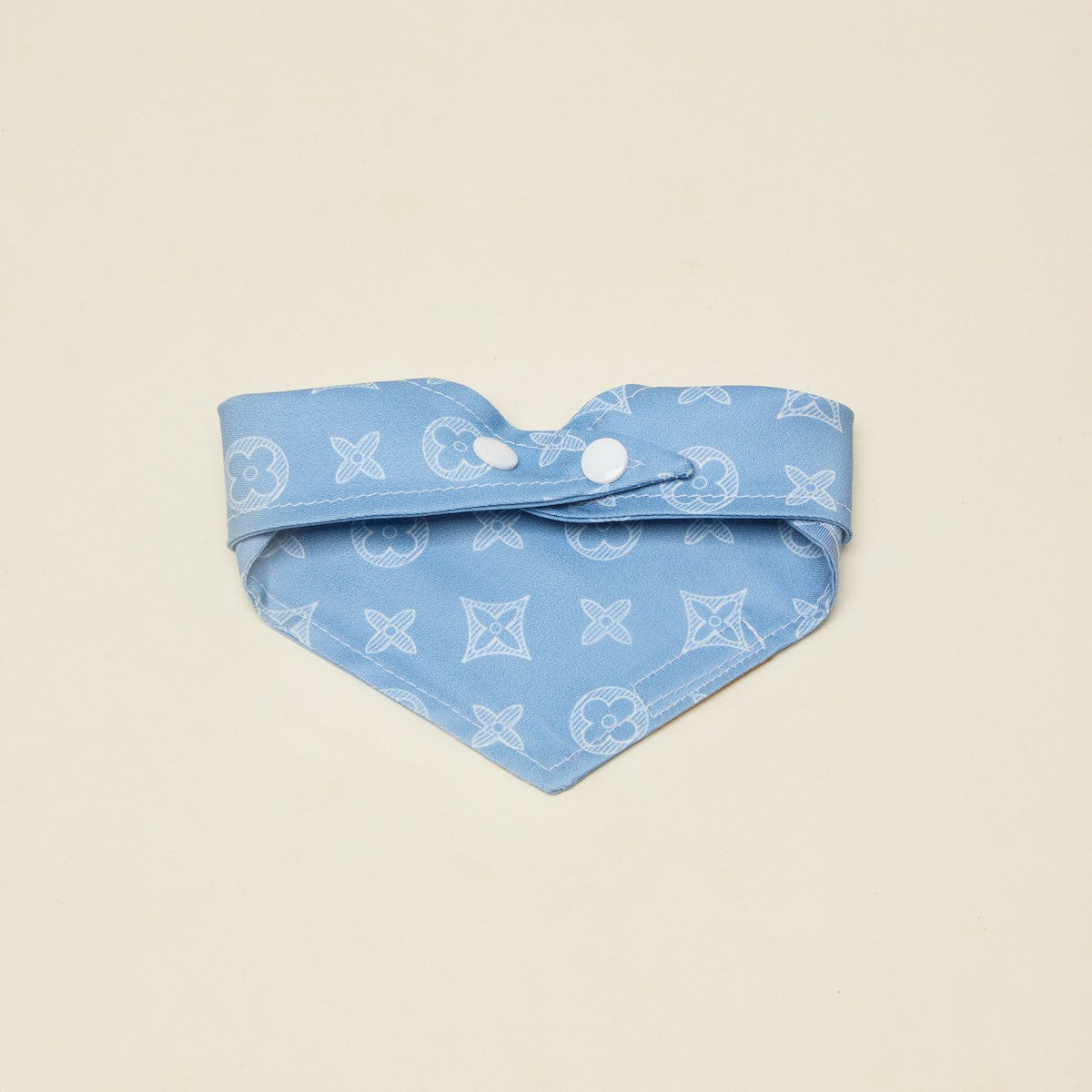 Monogram Dog Bandana for Dogs – Blue