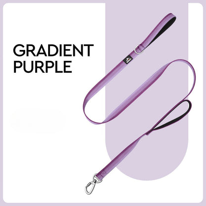 Gradient Dual-Handle Dog Leash