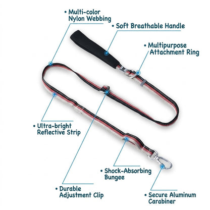 Reflective Adjustable Dog Leash