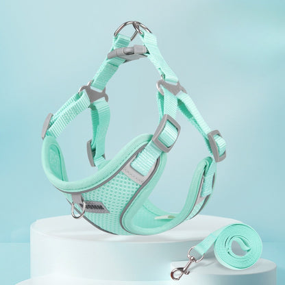 Breathable Mesh Harness & Leash Set