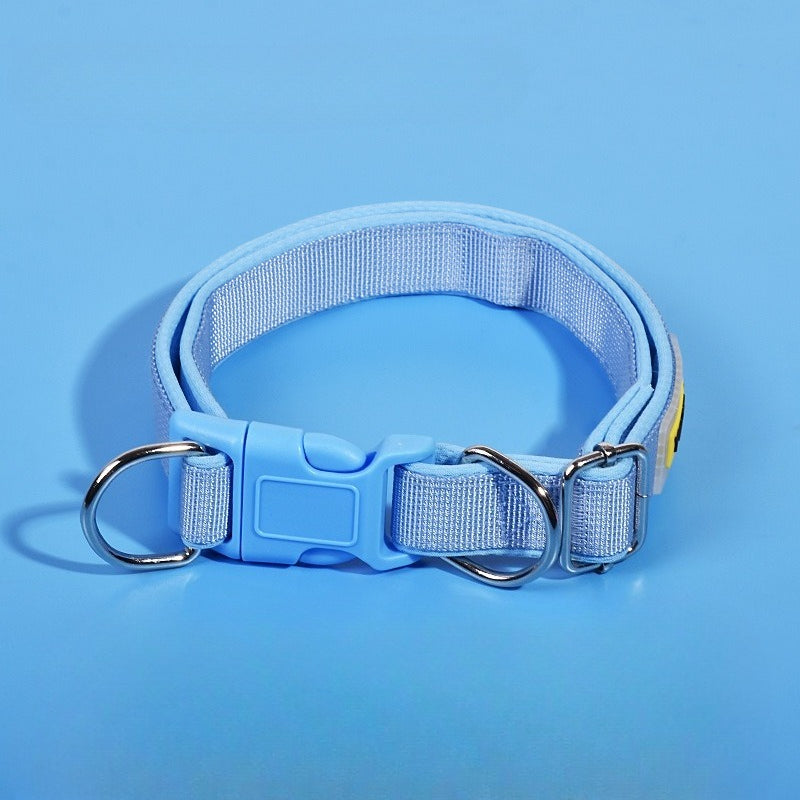 Padded Solid Dog Collar for Dogs – Pink