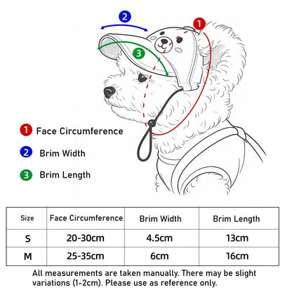 Adjustable Outdoor Dog Hat