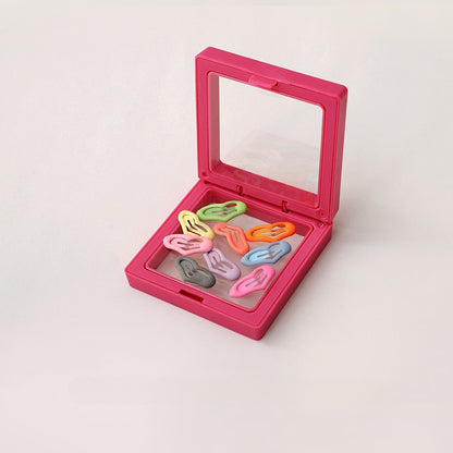 Matte Colorful Hair Clips Set – Multi