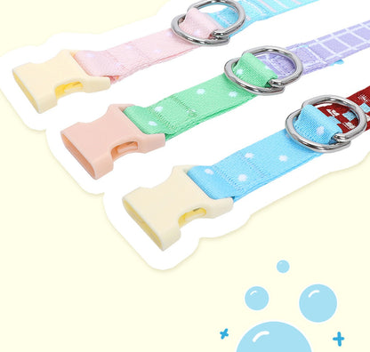 Polka Dot Martingale Dog Collar
