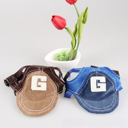 Corduroy G-Patch Dog Hat