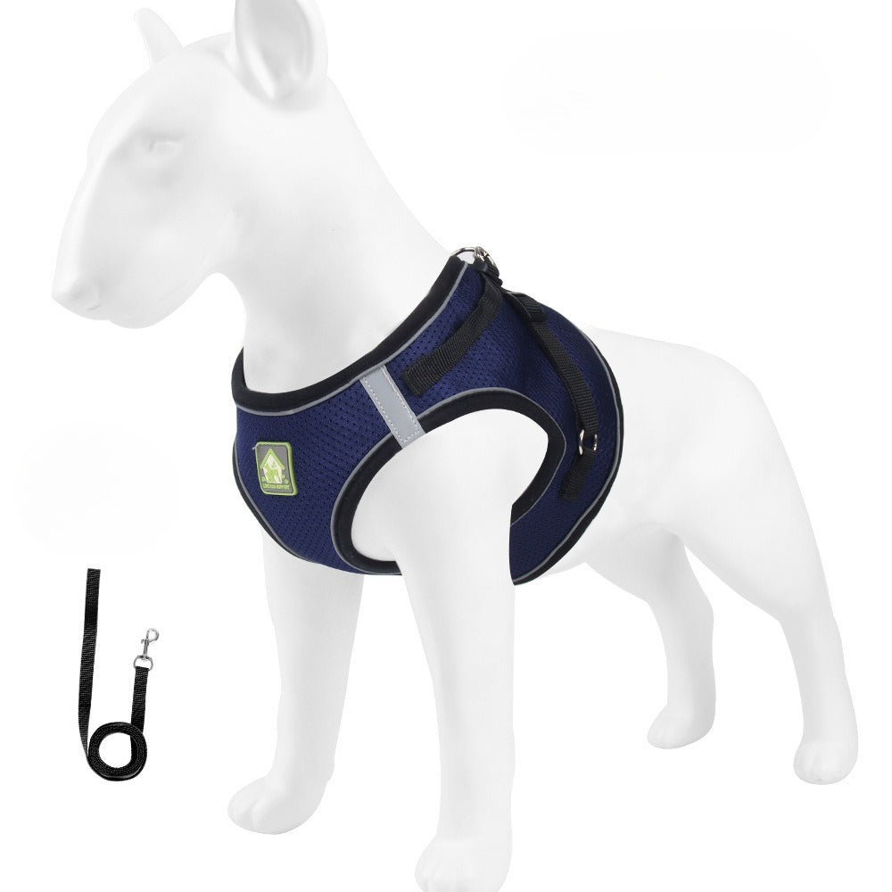 Reflective Mesh Harness & Leash Set