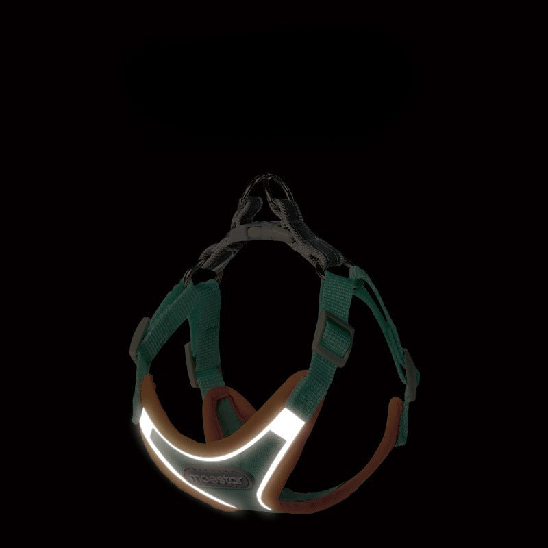 Adjustable Mesh Dog Harness for Dogs – Green