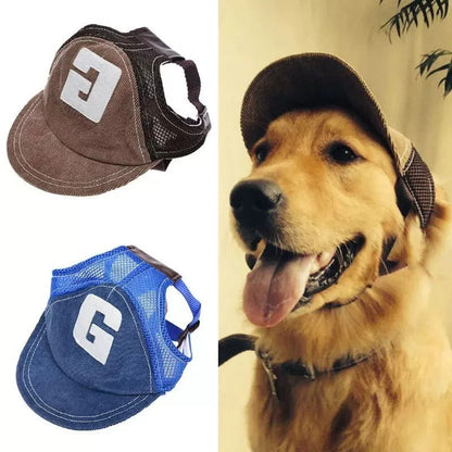 Corduroy G-Patch Dog Hat