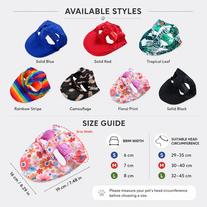 Adjustable Outdoor Dog Hat
