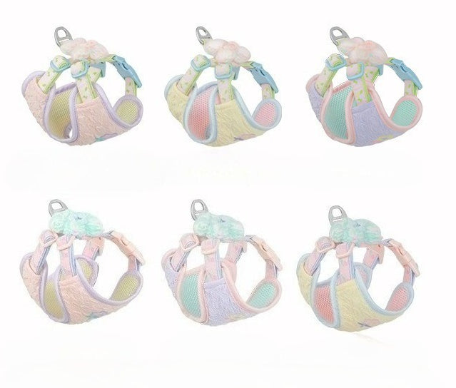 Floral Harness & Leash Set