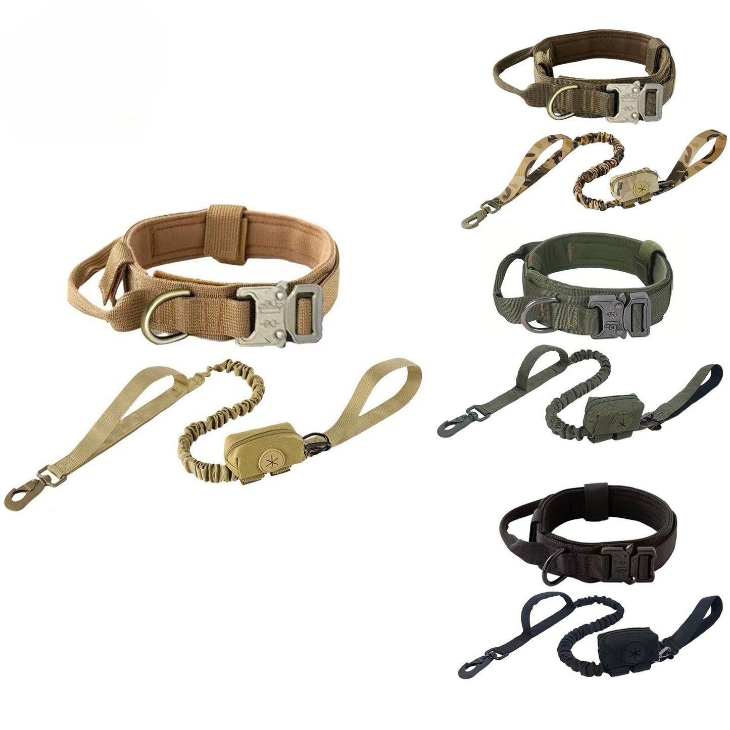 Tactical Dog Accessory Set for Dogs – Black