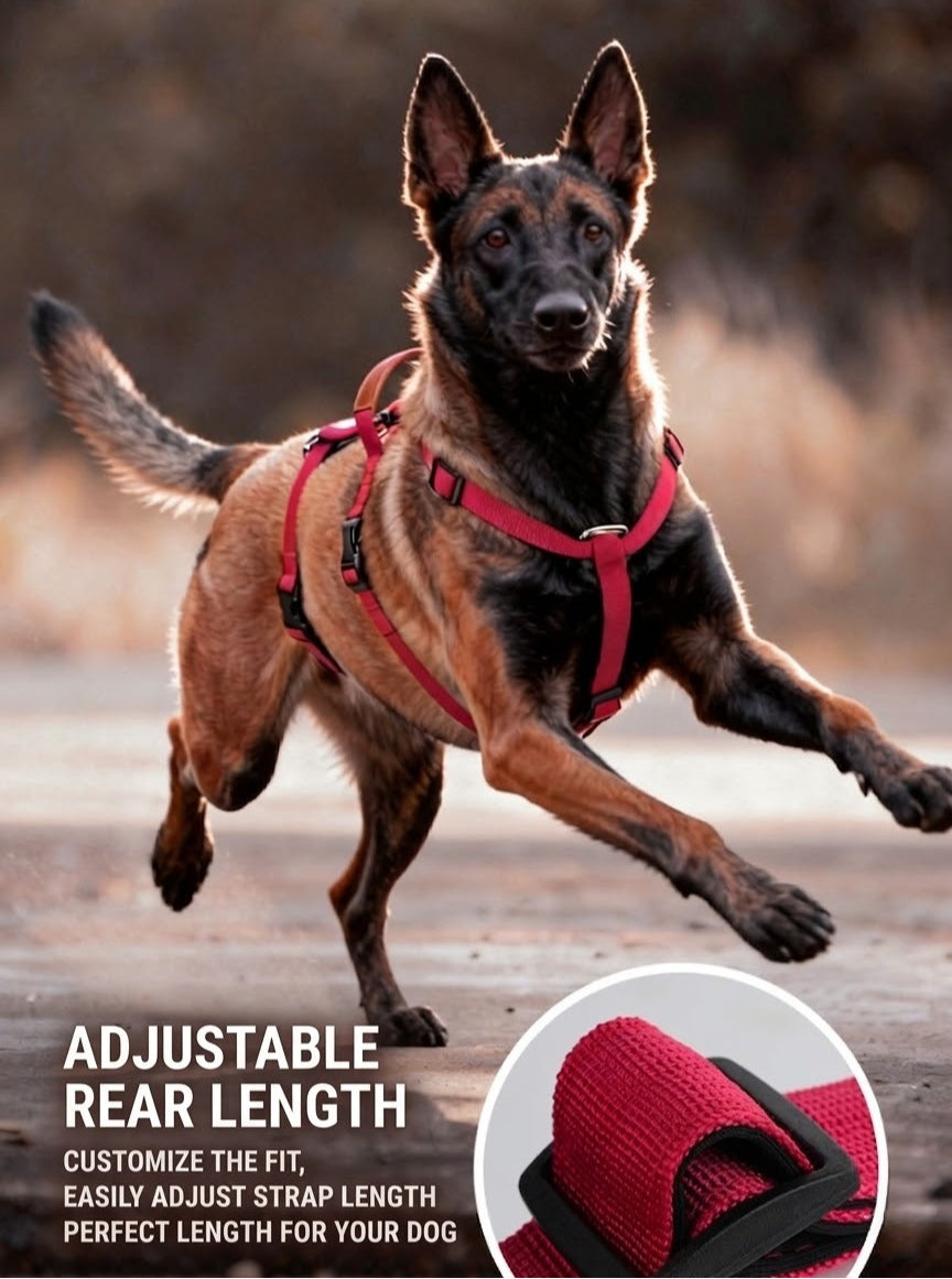 Anti-Escape Adjustable Dog Harness