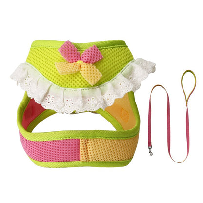 Lace Mesh Harness & Leash Set