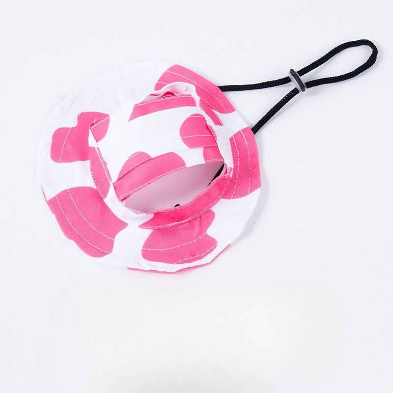 Tie-Dye Sun Protection Dog Hat