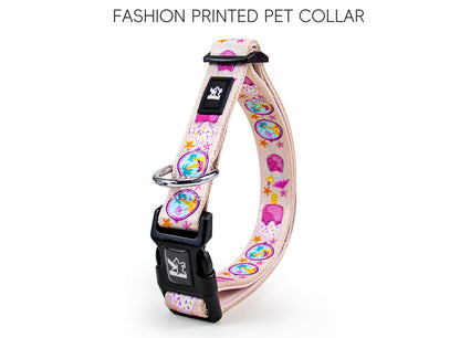 Patterned Soft Lined Dog Collar