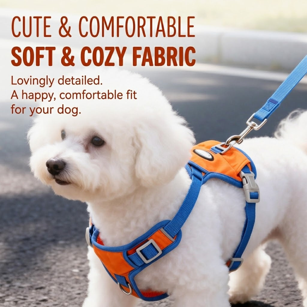 Lightweight Mesh Harness & Leash Set