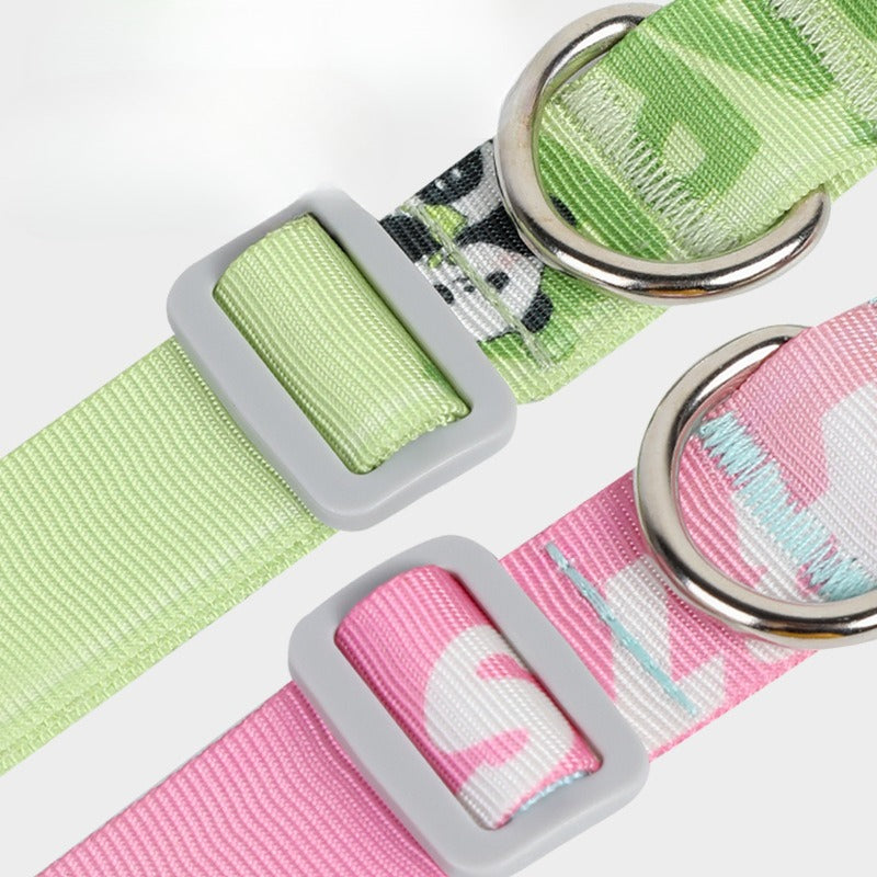 Cartoon Gradient Dog Collar for Dogs – Multi-Color