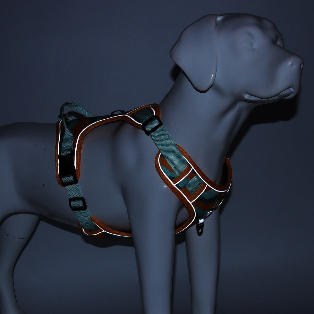 Camouflage Harness & Leash Set