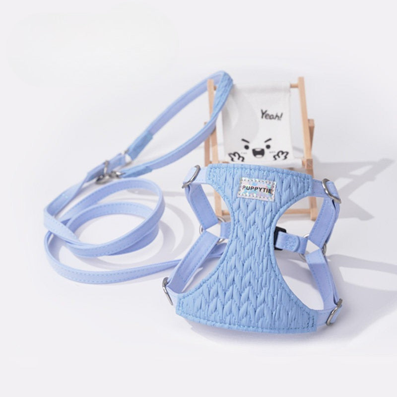 Quilted Soft Harness & Leash Set