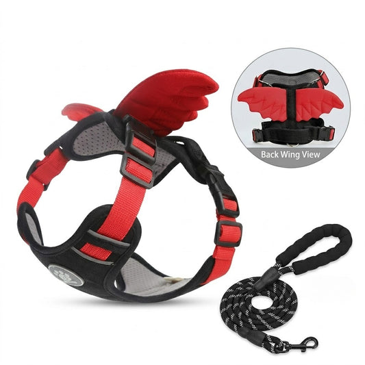 Angel & Devil Wing Harness & Leash Set