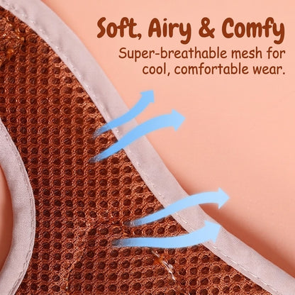 Breathable Mesh Harness & Leash Set