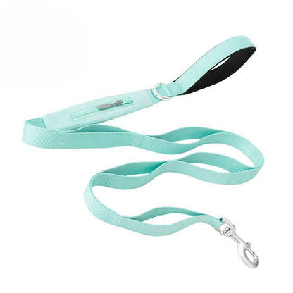 Lightweight CORDURA Dog Leash with Storage Pocket