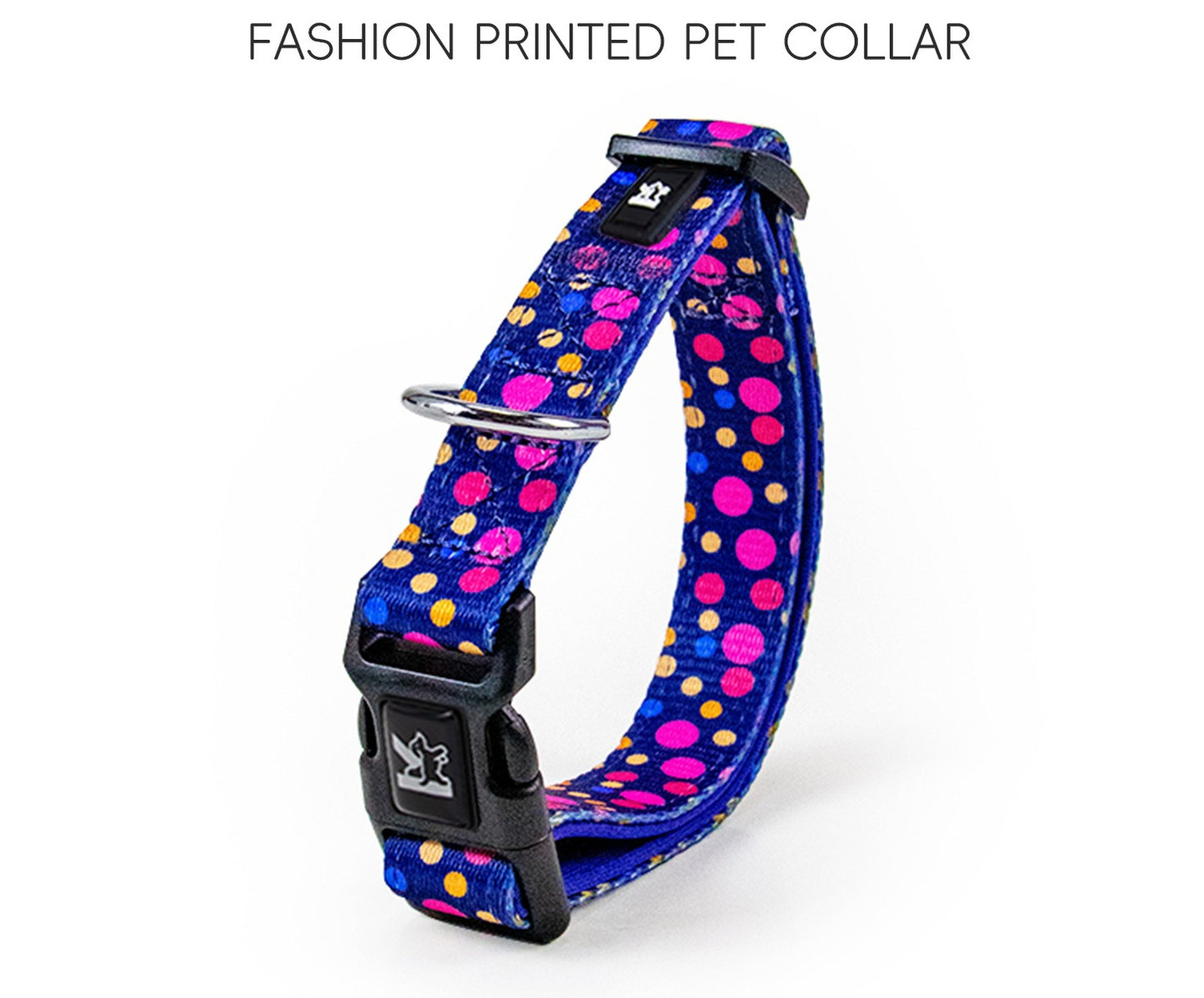 Patterned Soft Lined Dog Collar