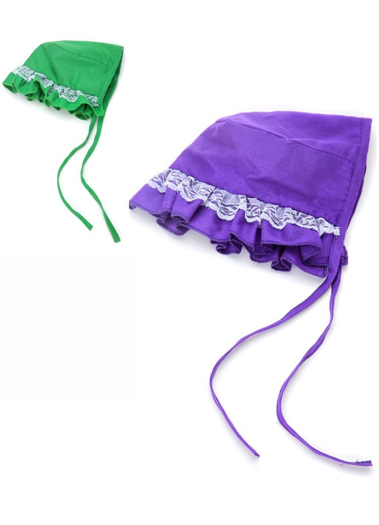 Lace Trim Dog Hat