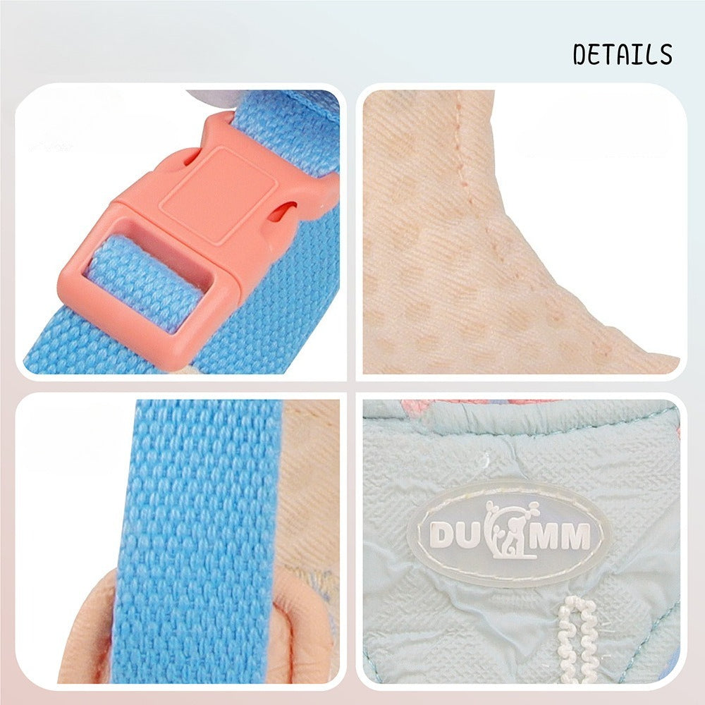 Seersucker Harness, Leash & Bag Set
