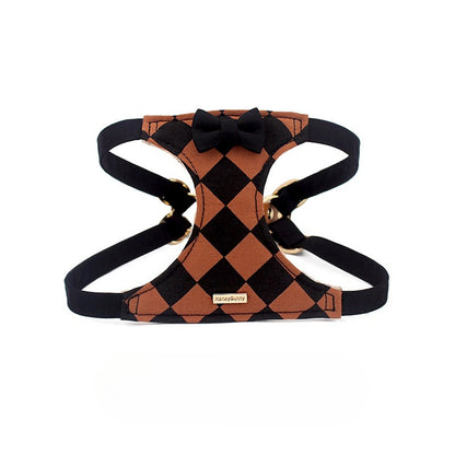 Checkered Harness & Leash Set