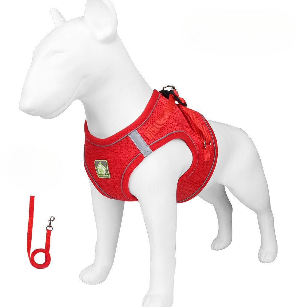 Reflective Mesh Harness & Leash Set
