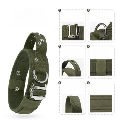 Tactical Rivet Dog Collar