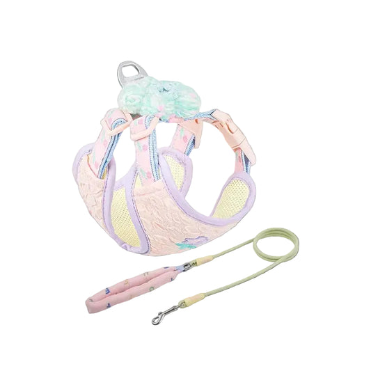 Floral Harness & Leash Set