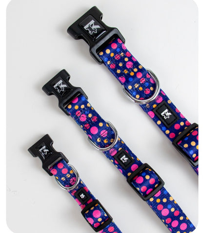 Patterned Soft Lined Dog Collar