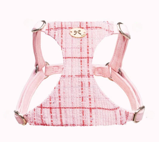 Plaid Harness & Leash Set