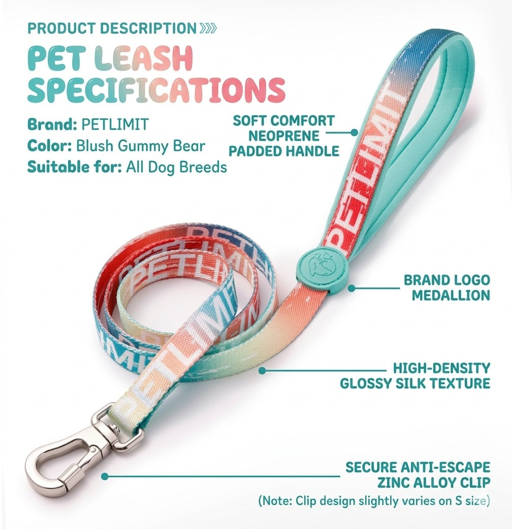 Gradient Soft Handle Dog Leash