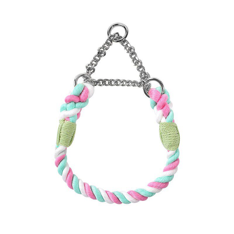 Braided Rope Collar & Leash Set
