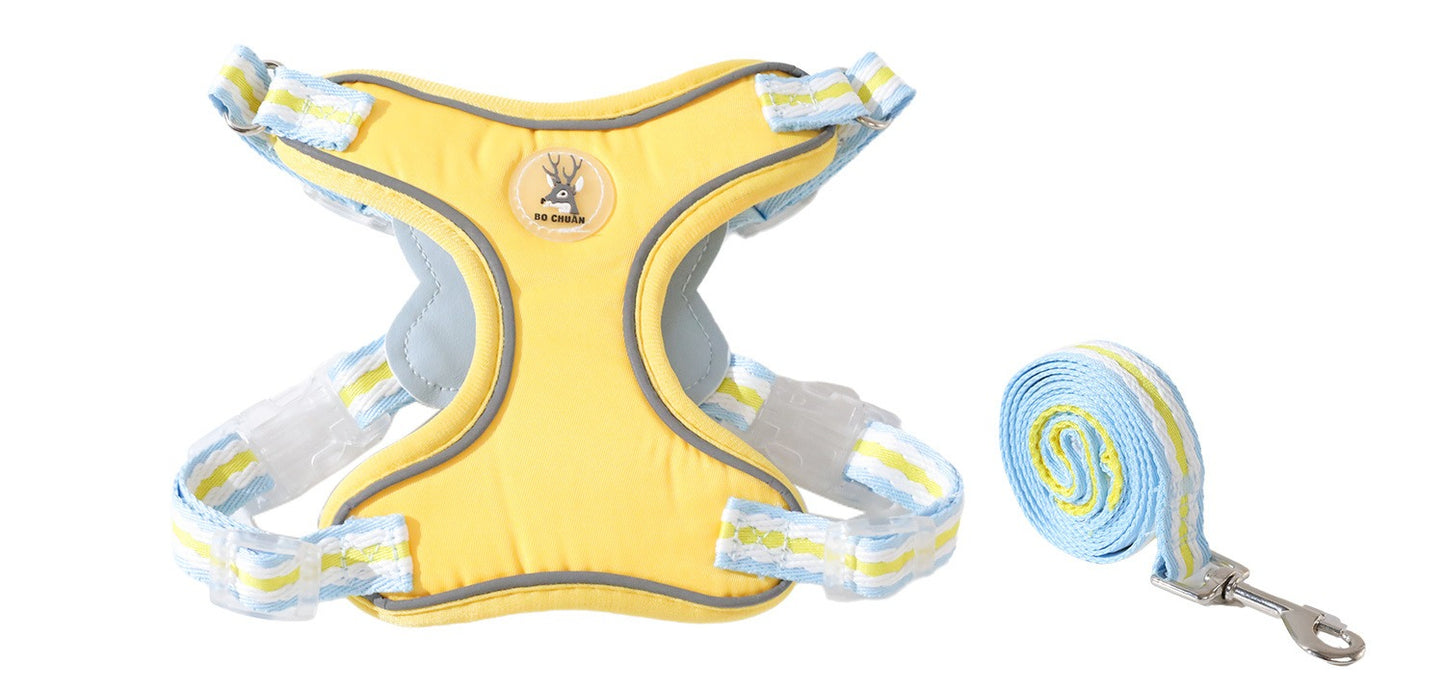 Reflective Mesh Harness & Leash Set