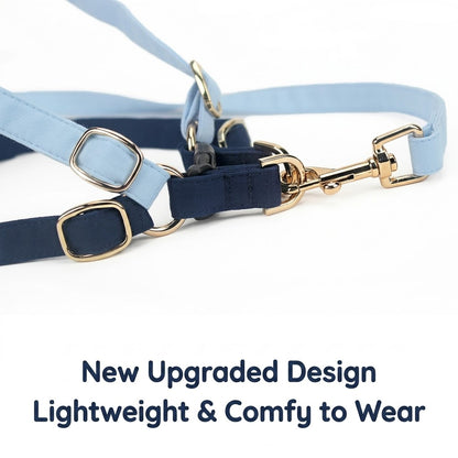 Officer Uniform Harness & Leash Set – Blue