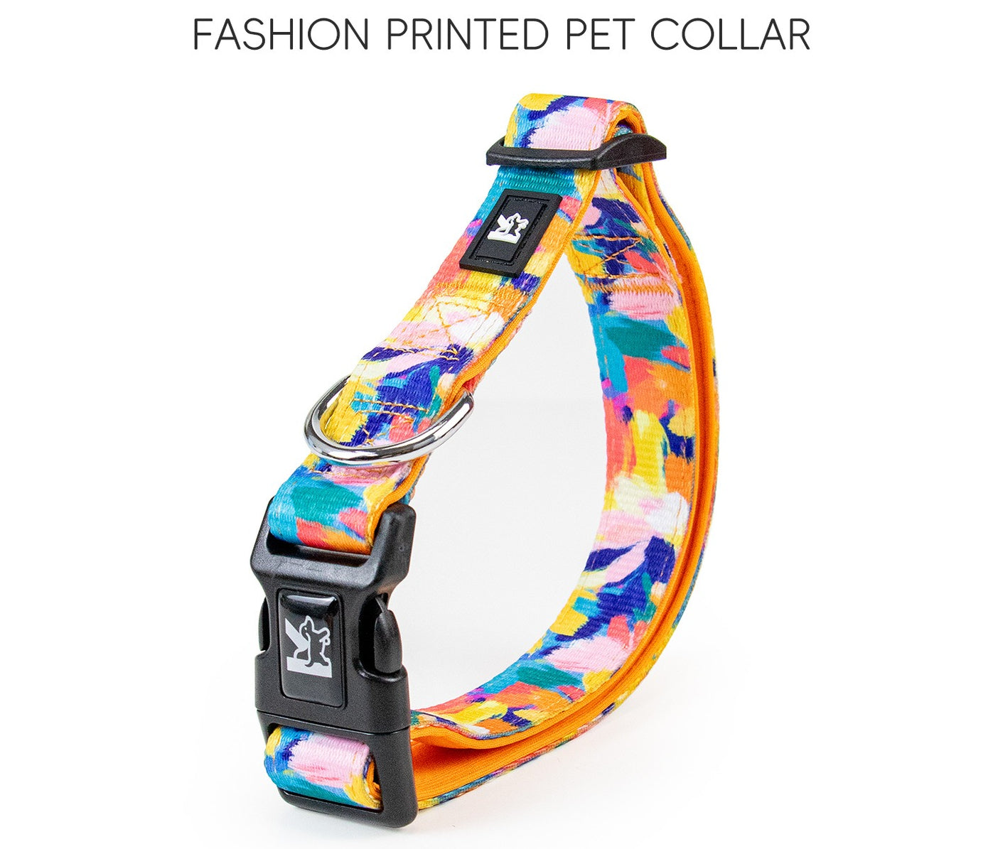 Patterned Soft Lined Dog Collar