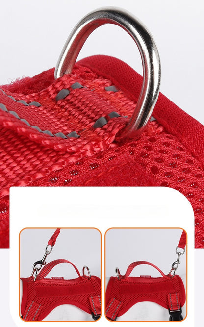 Reflective Mesh Harness & Leash Set