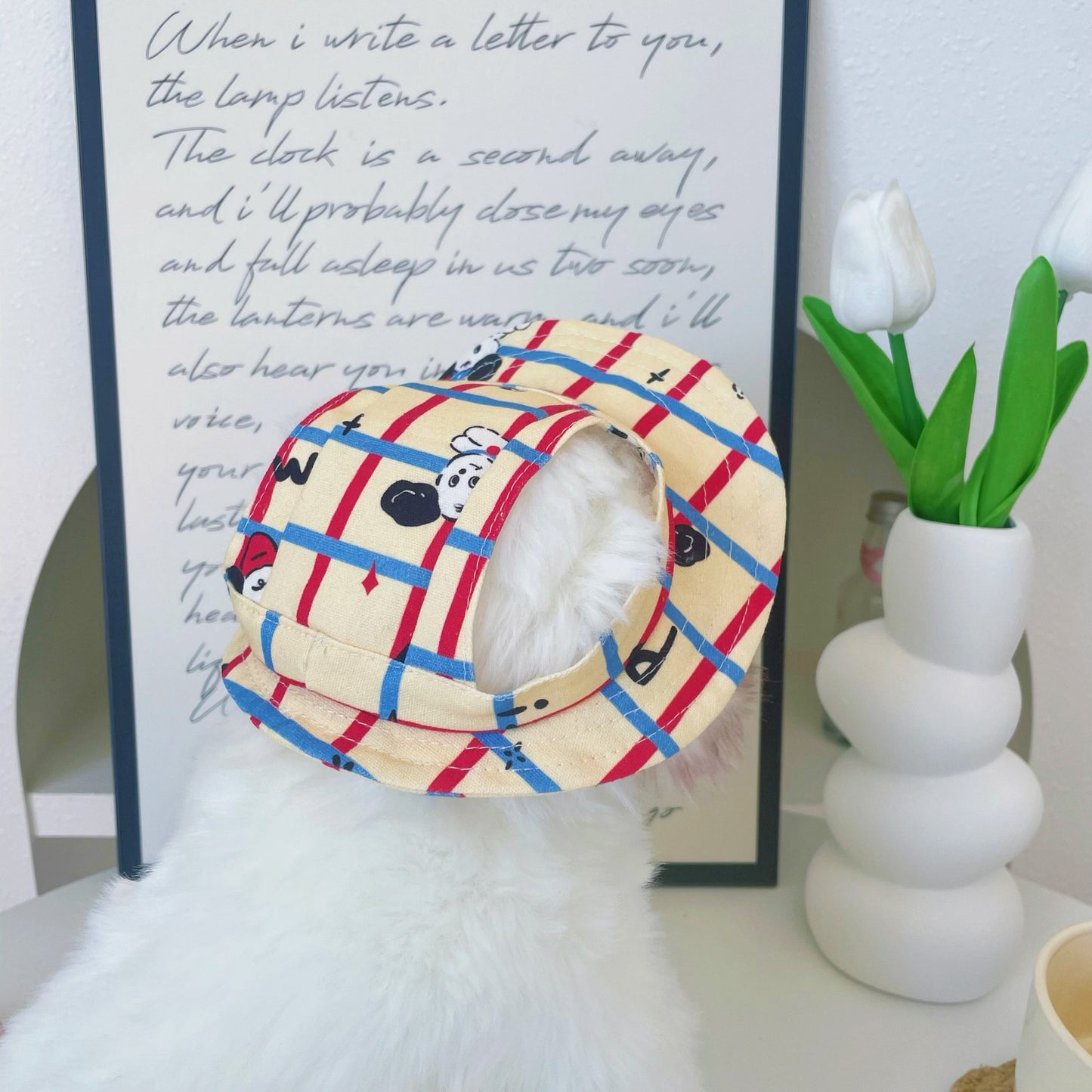Cartoon Pattern Dog Hat