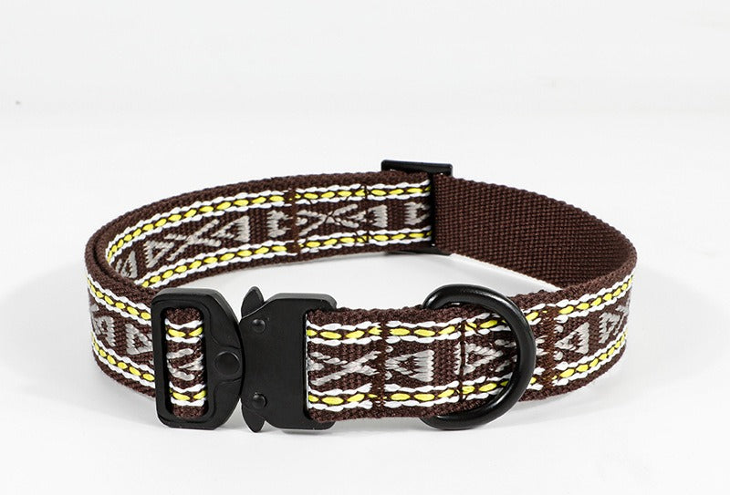 Tribal Collar & Leash Set – Multi