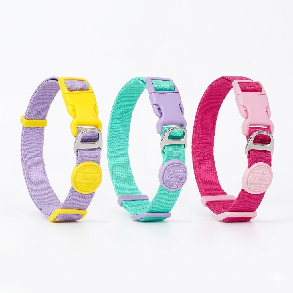 Soft Nylon Collar & Leash Set