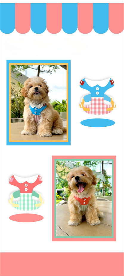 Preppy Plaid Dog Harness